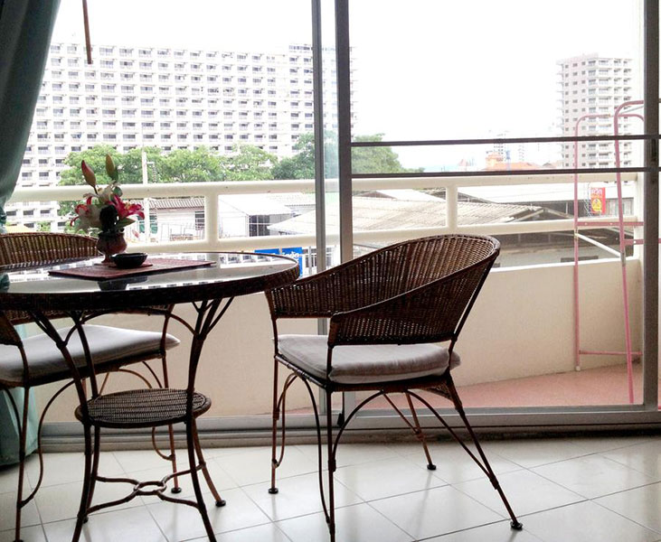 View Talay Apartment Holiday Pattaya Thailand balcony